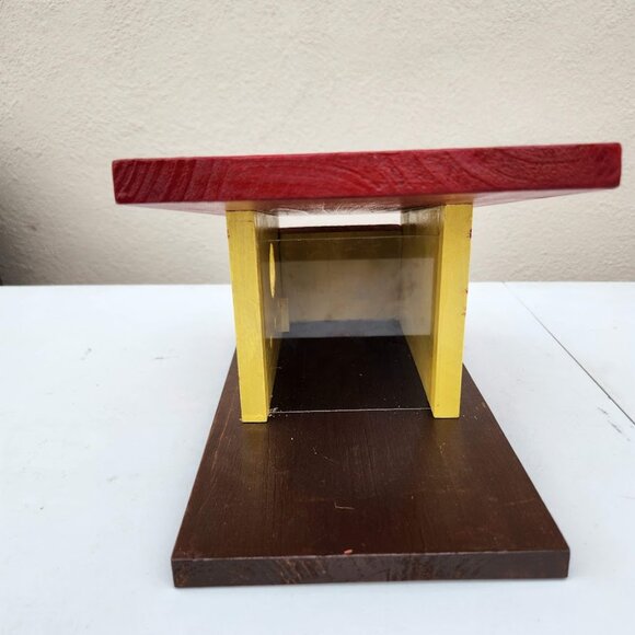 New Handmade Birdhouse Japanese Sakura Flower Design Asian Inspired Hand painted - Picture 3 of 12